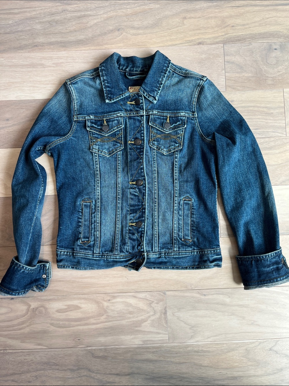 Y2K Abercrombie & Fitch Classic Denim Trucker Jacket Size M